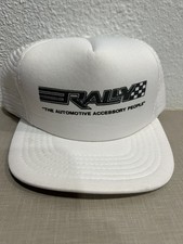 Nos Vintage Rally Auto Accessories Race Flag Snapback Trucker Hat Free Shipping