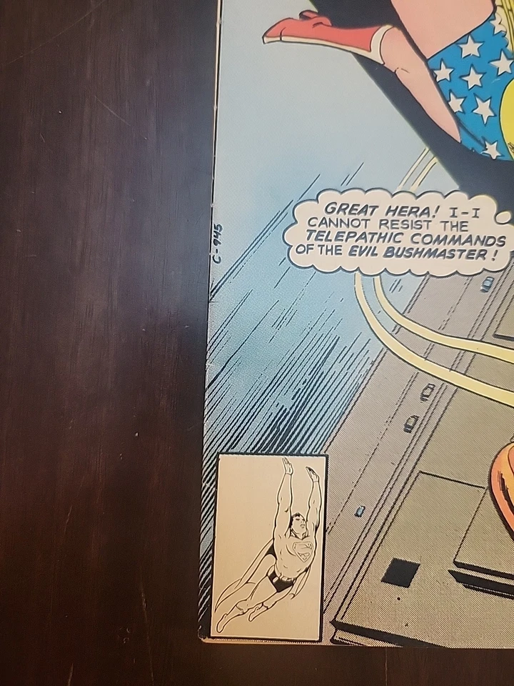 WONDER WOMAN #255 (1979) Asesino mental DC Whitman VARIANTE Foto 4 de 4