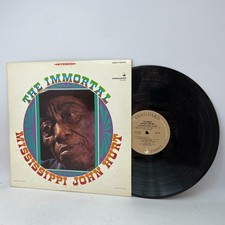 The Immortal Mississippi John Hurt Vinyl LP US 1967 Stereo Press VG+/VG+ Blues The Immortal Mississippi John Hurt Vinyl LP US 1967 Stereo Press VG+/VG+ Blues