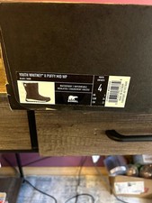 SOREL Youth Whitney II Puffy Mid WP Kids US 4 Black/White Waterproof Insulated