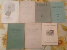 Mascagni - Giordano - Puccini - Cilèa - etc. - Libretti d'Opera dal 1918 al 1932