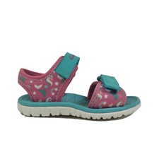 Clarks Surfing Tide Toddler (24) | Hot Pink | Childrens Rip Tape Sandals