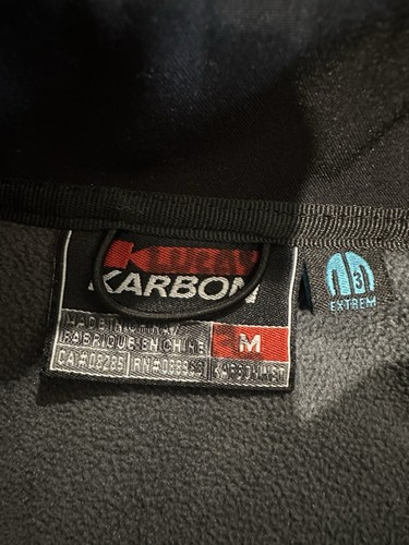 Karbon Mount Buller Race Club Snow Ski Snowboarding Black Jacket M - Picture 16 of 17