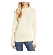 J Crew Roll Neck Sweater S Oarsman Tag Fisherman Heritage Cream Cotton Classic