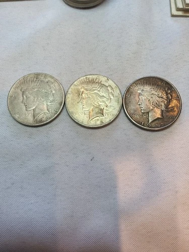 Peace 1922 PDS Silver Dollar Coin US Liberty Eagle One Dollar 90% Silver