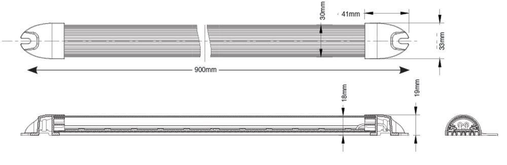 Plafoniera Ring RCV5020 36 LED | Luce Interna Barche e Camper 12-36V - 4