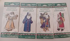 Iron-on Appliques, Christmas Collectables, Total Of 5