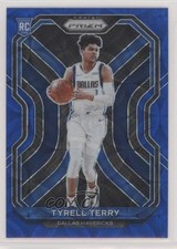 2020-21 Panini Prizm Choice Blue Prizm 41/49 Tyrell Terry #259 7m3