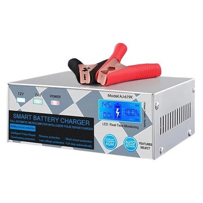 Batterieladegerät 12/24V 260W Intelligentes KFZ LKW Auto Puls Ladegerät Motorrad