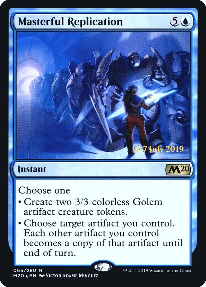 Masterful Replication - Foil NM MTG Prerelease Cards