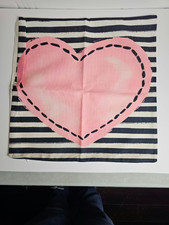 4 Valentine  s Day Pillow Covers 17x17 Inch Heart Throw Pillow Case Romantic Home