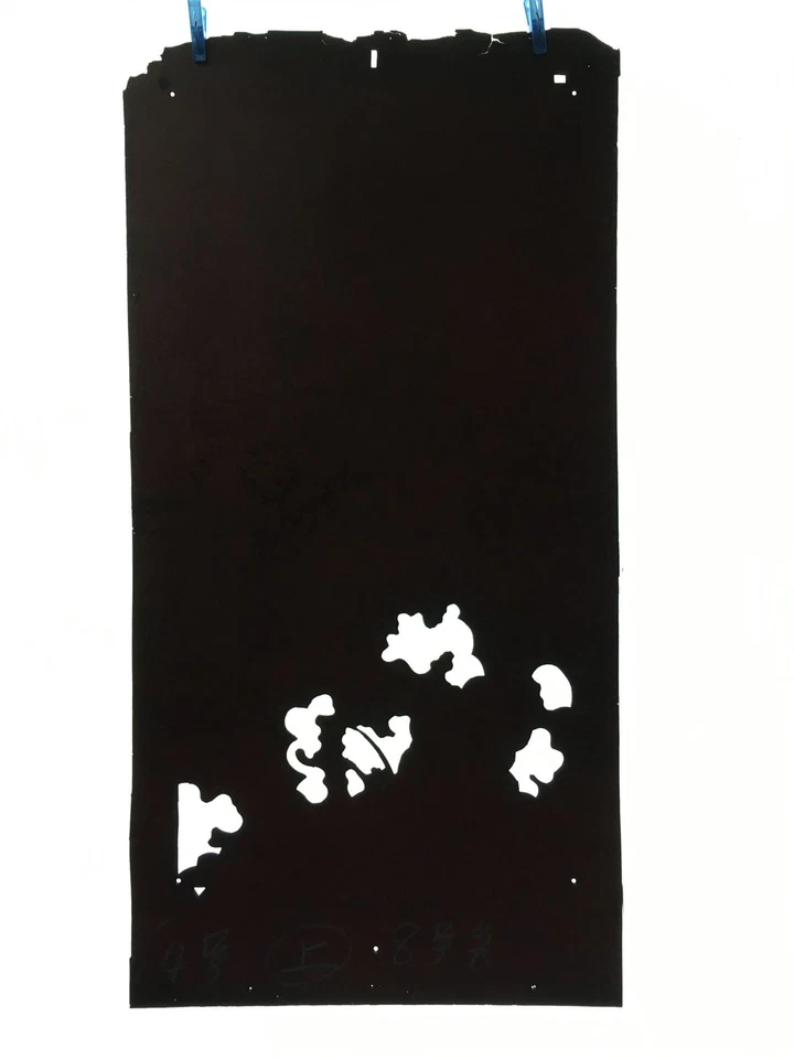 Antiguo juego japonés Katagami 10 hojas práctica kimono plantilla katazoma BS34 Foto 2 de 4