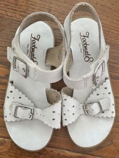 FOOTMATES Gold Ariel Eco Leather Sandal Girls Size 11 Classic