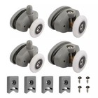 <!--F#f_0-->Complete Roller Assembly for Shower Doors Includes Four Wheels at 23mm Size<!--F/-->
