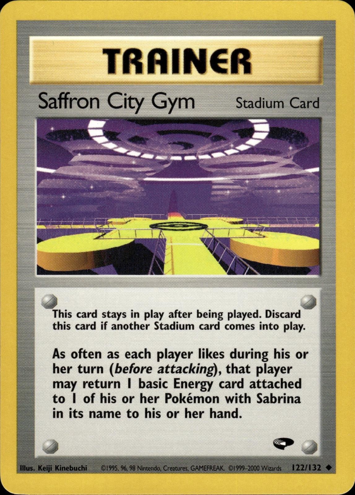 Pokemon Gym Challenge Uncommon Saffron City Gym 122/132 - Near Mint (NM)