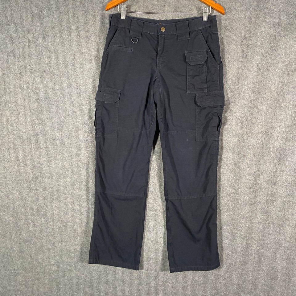 5.11 Tactical Pants Womens UK 8 Blue Cargo Tactical Military Combat Patrol Z220