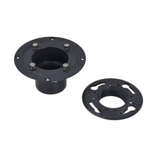 Round Gray PVC Shower Drain NEW