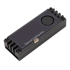 NVMe M.2 Heatsink Temperature Display 2280 Cooler Dual Thermal Pads Black