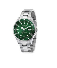 Orologio solo tempo uomo/ragazzo SECTOR 230 R3253161059 43 mm acciaio verde