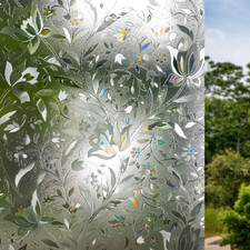Volcanics Rainbow Window Film - Static Clings 3D Decals Stickers For Glass