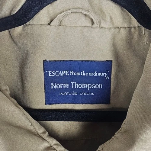 Norm Thompson Mens Hooded Utility Jacket Removable Hood Light Jacket XL image 2