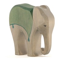 Ostheimer 41912 Elefant Mit Sattel Aus Holz NEU Vom FachhäNdler