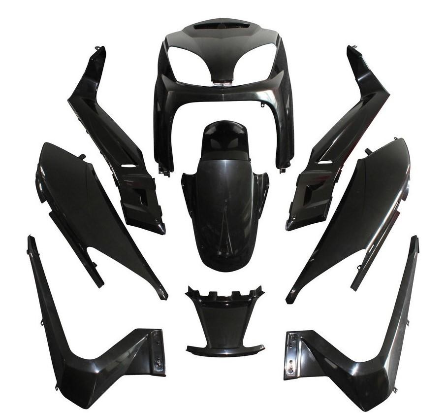 Rénovez votre scooter avec le kit carénage 10 pièces à peindre pour Yamaha Xmax 125 2006-2009