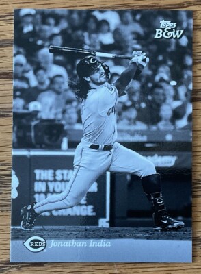 2023 Topps Black & White B & W Jonathan India, Cincinnati Reds, #92