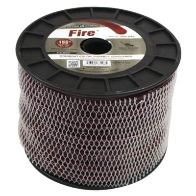 5 lb. 0.155'' Red Round Trimmer Line - 525' Efficient Spool