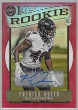 2020 Panini Chronicles Patrick Queen Legacy Update Rookies Signatures Red /50