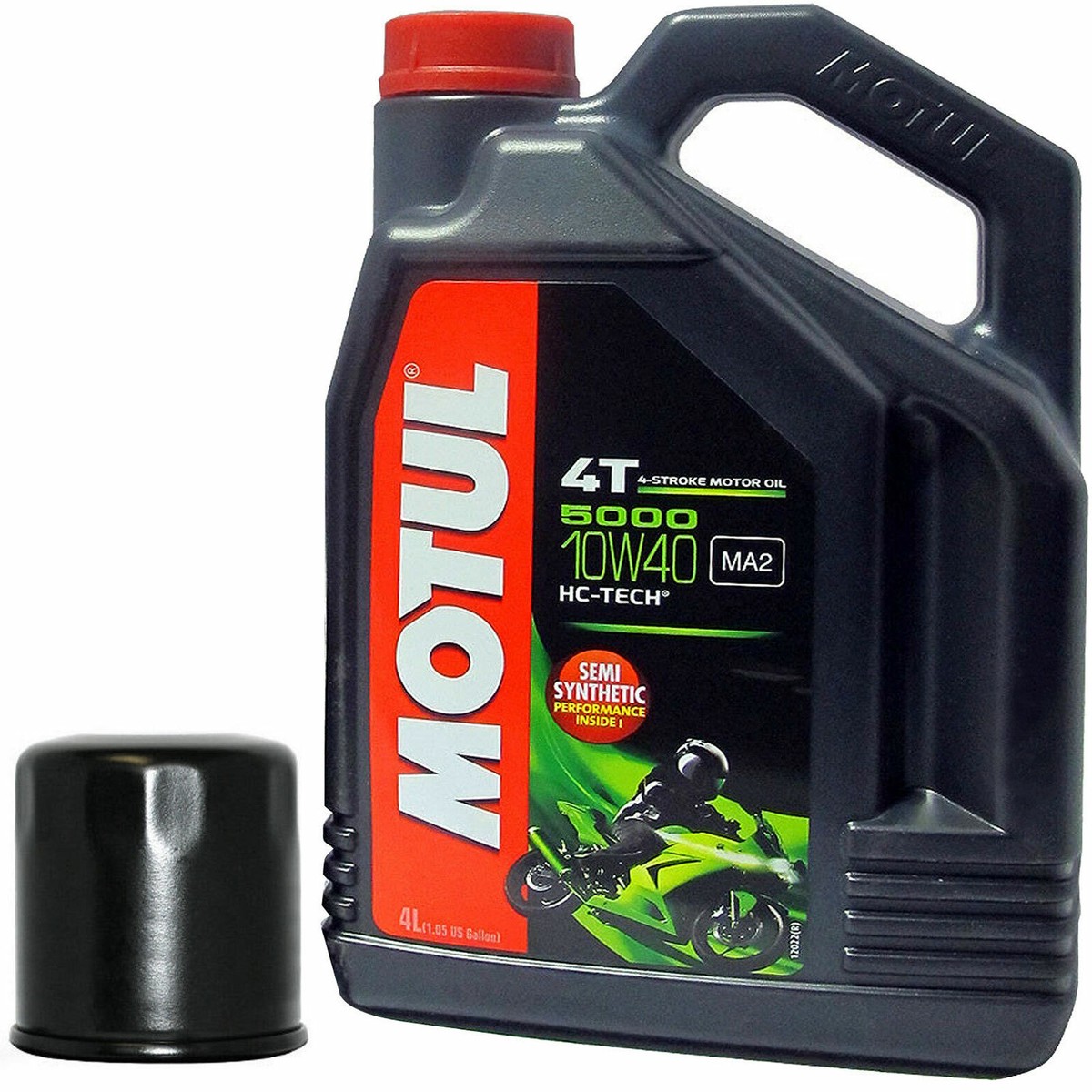 Triumph 675 Daytona 2014 Motul 5000 Oil and Oil Filter Kit 10w40