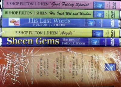 Bishop Fulton J. Sheen 5 Set DVDs PLUS Faith Hope Love Reflections 4 DVDs NEW