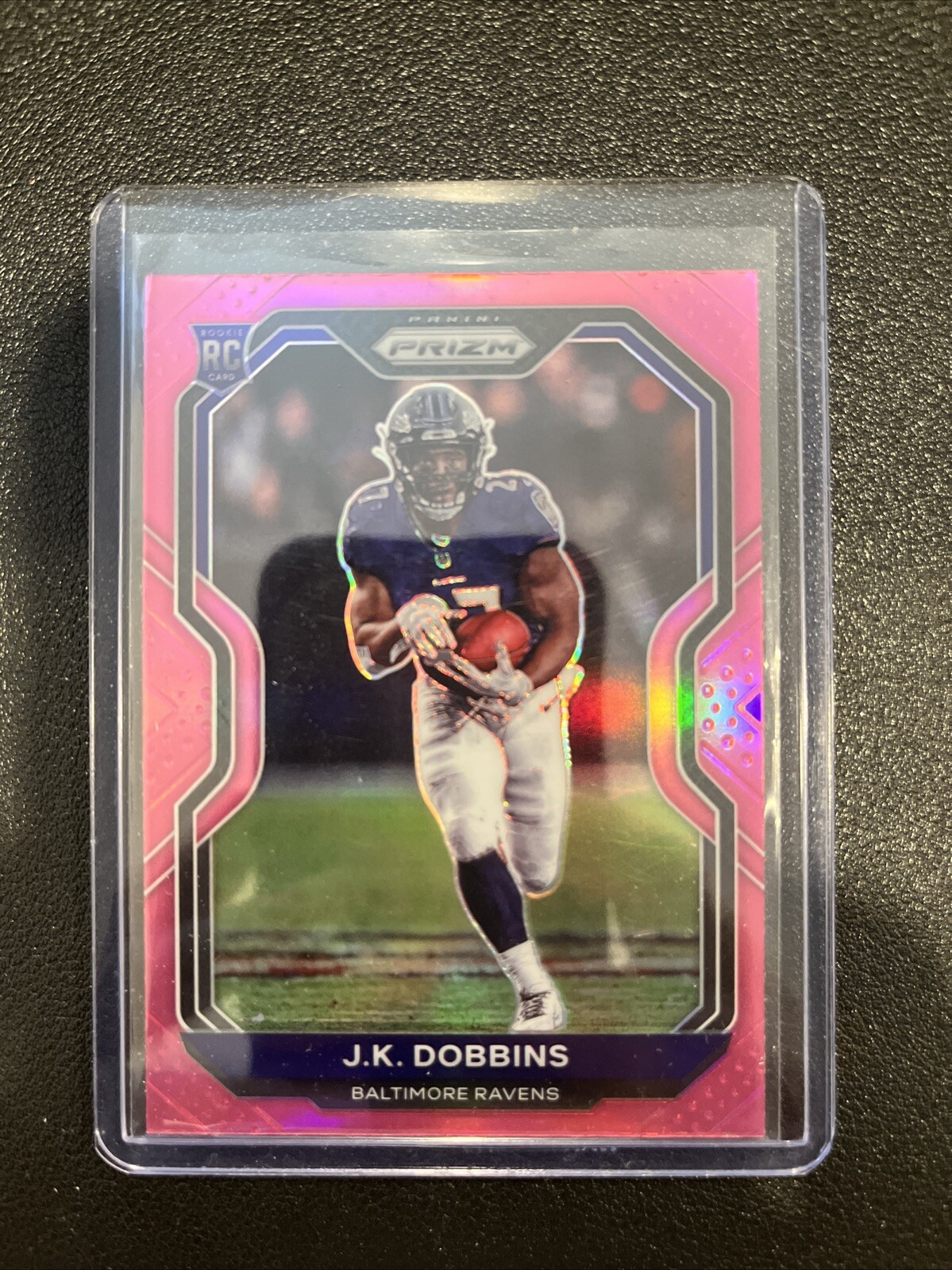 2020 Panini Prizm - Rookie Pink Prizm #379 J.K. Dobbins (RC)