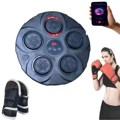 NEGOZIO MATTO MACCHINA DA BOXE RITMO MUSICALE MACHINE BLUETOOTH BOXING GUANTI PUGILATO QC01