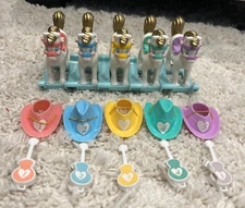 Tyco Quints Rocking Horse For Five Playset 1989 with Guitar & Cowboy Hats For 5