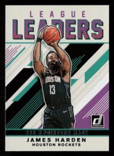 2019-20 Donruss League Leaders James Harden #10 Houston Rockets Basketball Card