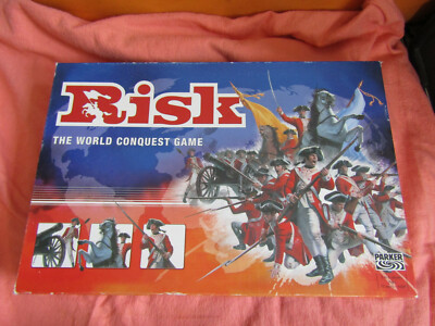 2004 PARKER BROS RISK WORLD CONQUEST BRETTSPIEL ALLE TEILE VERSIEGELT
