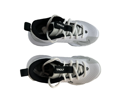 Nike Force Trout 9 Pro MCS Baseball Cleats White Black Boys Size