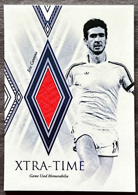 2023-24 Futera Unique Eric Cantona 8/9 GU Relic Sapphire Xtra-Time France Man U