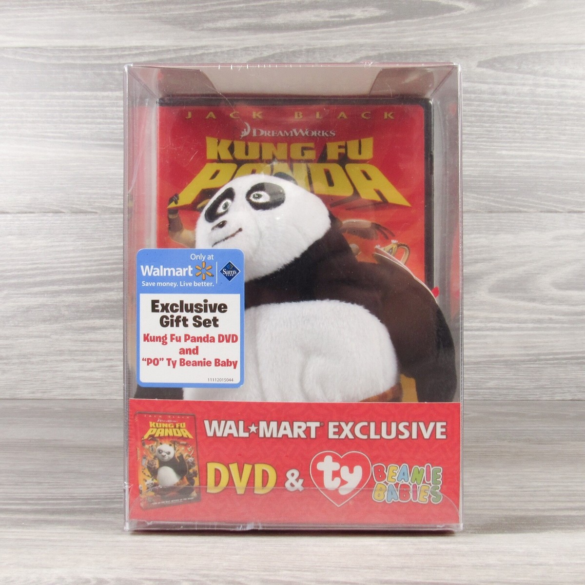 Kung Fu Panda DVD Ty Beanie Baby Walmart Exclusive Gift Set