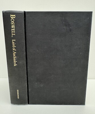 James BOSWELL : LAIRD OF AUCHINLECK 1778-1782 Joseph W Reed & Frederick A Pottle