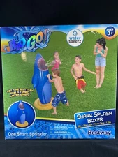 Bestway H2OGO! Shark Splash Boxer! 29"x29"x52" Kids Family Water Fun F5