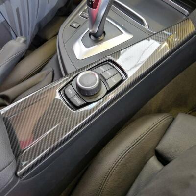 ABS Carbon Fiber For BMW 3 4 Series F30 F33 F34 F36 Multimedia Panel Cover 13-18