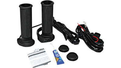 KOSO Apollo Heated Grips 7/8'' Motorcycle Dual Sport AM111030 w/ Thumb Switch