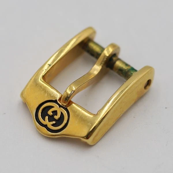 Bracelet de montre bracelet pour femme Gucci boucle véritable pour pièces couleur or 9 mm