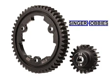 Traxxas 6450 Spur Gear 50T Machined Hardened Steel Wide-Face 20T PINION 5MM TRA1