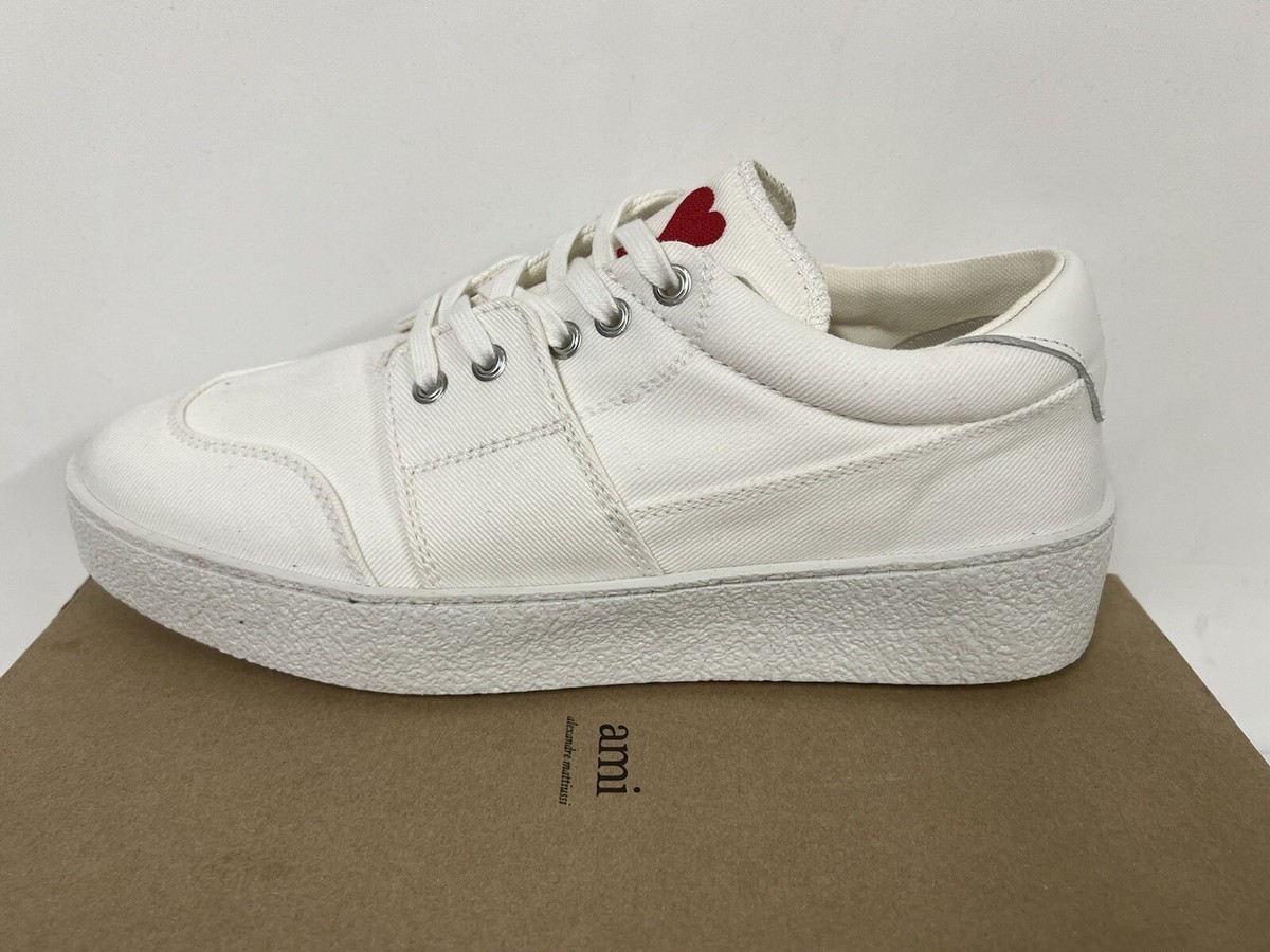 スニーカー AMI Men Sneakers USN008 AW0032 150 white Designer Sneakers for Men | Luxury Sneakers | AMI PARIS US