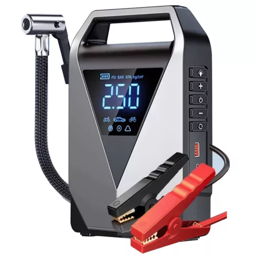 Jump Starter with Air Compressor, Portable 12000mAh Car Battery Jumper Starter - Picture 18 of 18