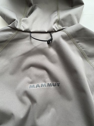 Mammut Womens Lemah Dark Titanium Hoodie Softshell Jacket Size Extra Small XS - Picture 8 of 10