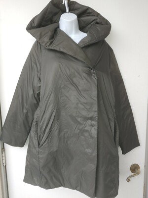 Recycled Nylon Eileen Fisher Reversible Coat Eileen Fisher